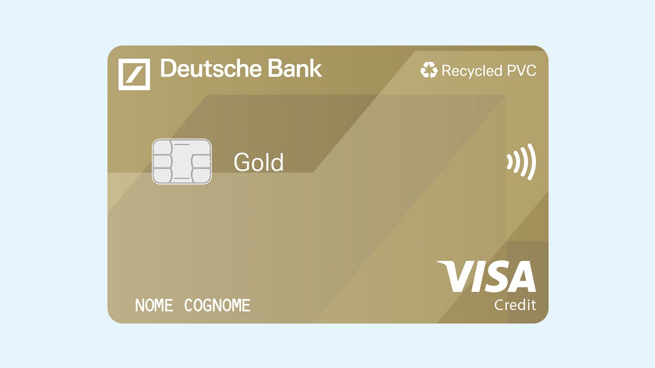 Immagine della Carta di Credito Visa Gold